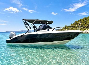 AS Marine 22 GL gliser s kabinom za najam u Murteru, 2 ležaja, Honda 150 KS i izleti prema Kornatima