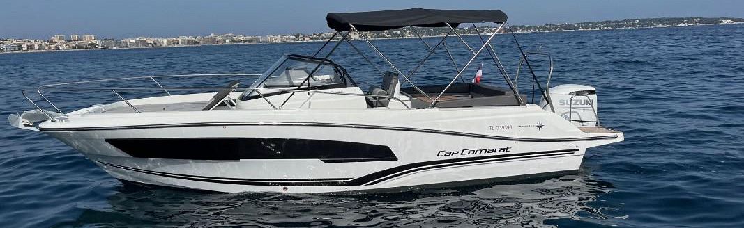 CAP Camarat 7.5 WA Motorboot mieten in Murter mit Yamaha 225 PS für Familienausflüge und Kornaten